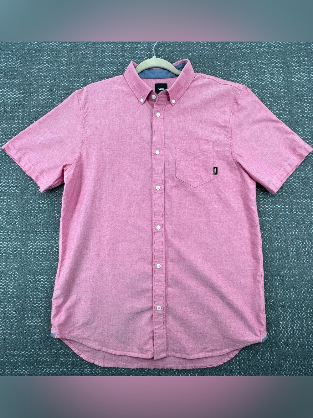 Vans Classic Fit Button-Down Short Sleeve Shirt - Men’s
